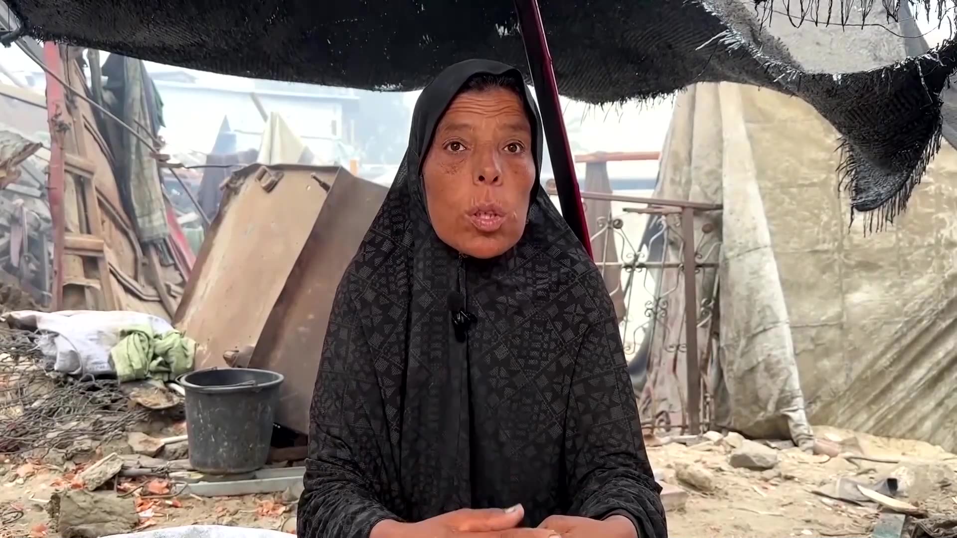 Palestinians in Khan Younis describe difficult life conditions