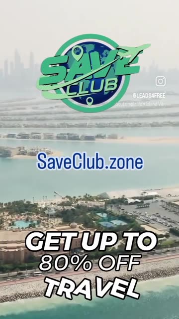 Save up to 80% OFF on your 2026 vacation with Save Club!