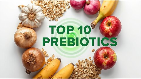 Top 10 Prebiotic Foods to Boost Gut Health 🌱 #Shorts