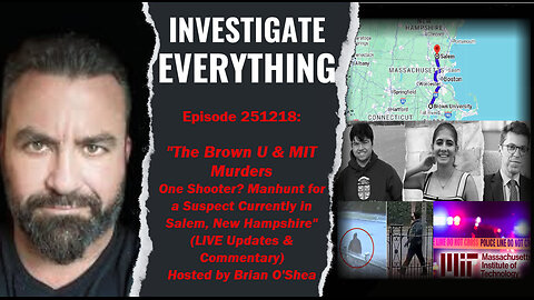 Suspect killed related to investigation and manhunt of Brown Shooter.