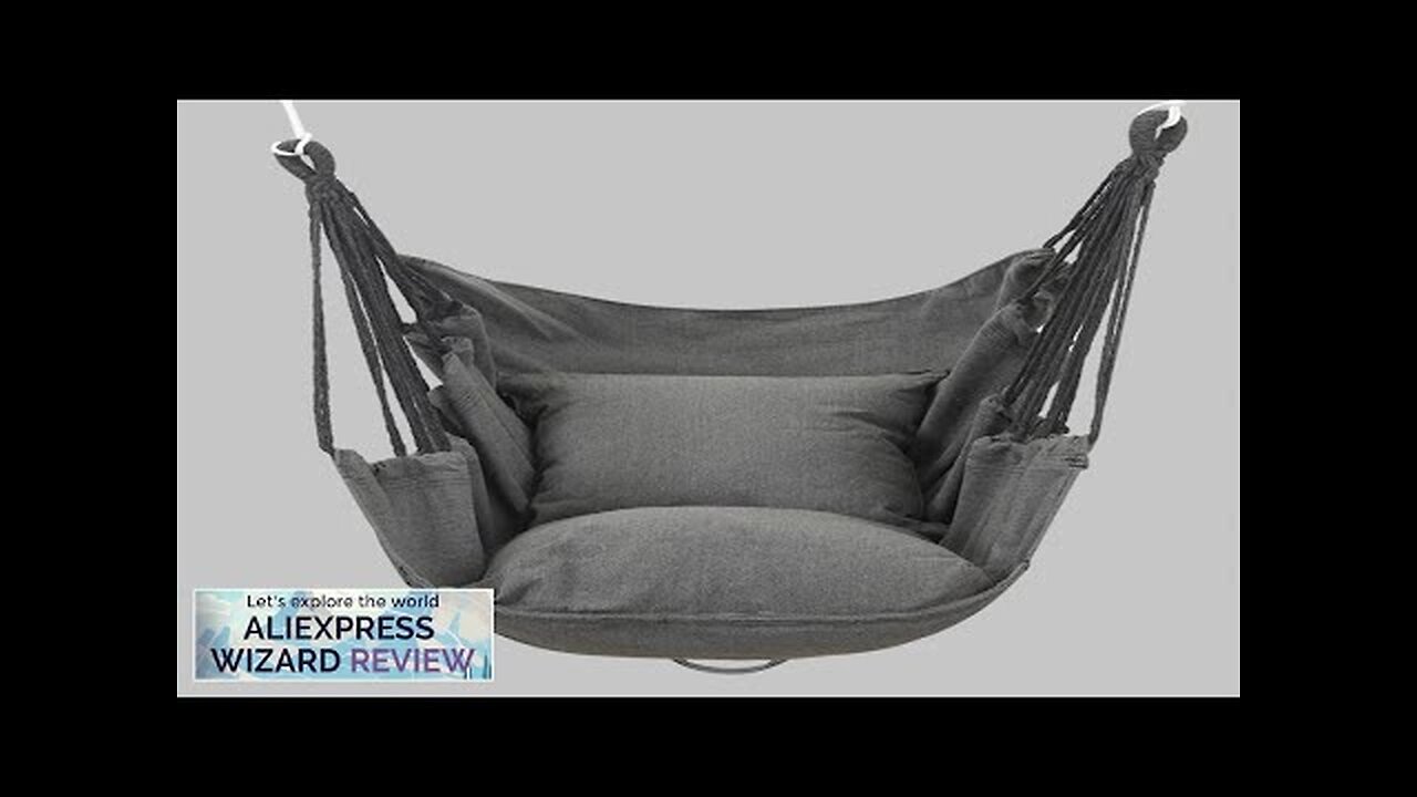 Travel Canvas Hammock Swings Garden Sport Yard Dormitory Bedroom Hanging Chair Patio Review