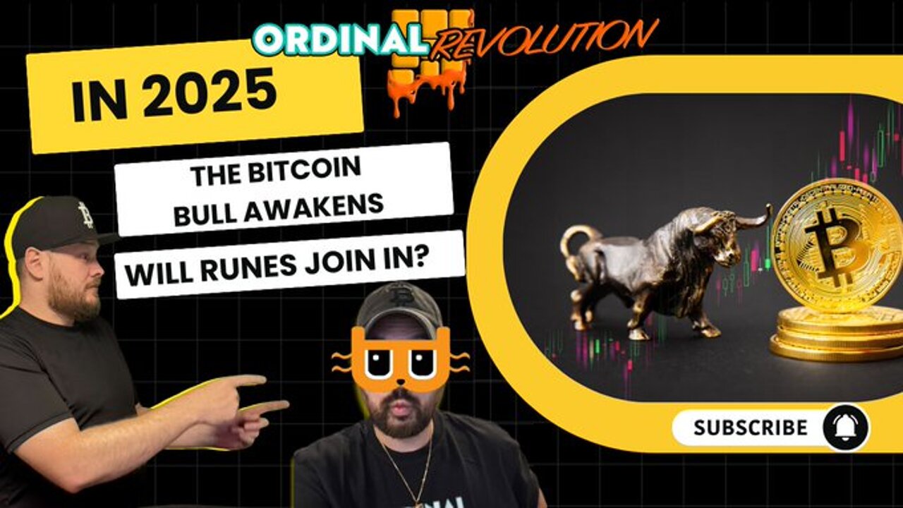 🐂 THE BITCOIN BULL AWAKENS IN 2025! (Will Runes Join In?!) 💸