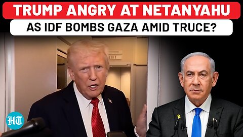 On Cam: Trump Gets Angry After Israel Risks His Peace Deal, Launches Huge Attack On Gaza?| Hamas