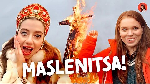 Russian Pancake Week on FIRE! 🔥 Maslenitsa Celebration 🥞