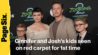 Ginnifer Goodwin and Josh Dallas' kids make first-ever red carpet appearance at 'Zootopia 2' premiere