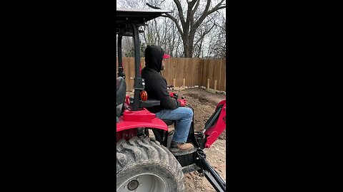 Digging perimeter beams for concrete foundation for garage build