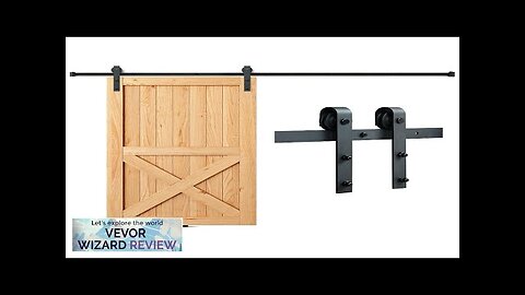 VEVOR 8FT Sliding Barn Door Hardware Kit 330LBS Loading Heavy Duty Barn Review