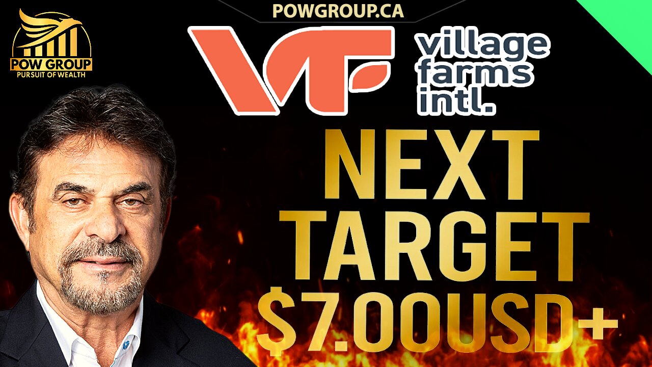 Village Farms Soars Over 20%, Next Target $7.00USD, VFF Weekly Bull Flag Confirmed