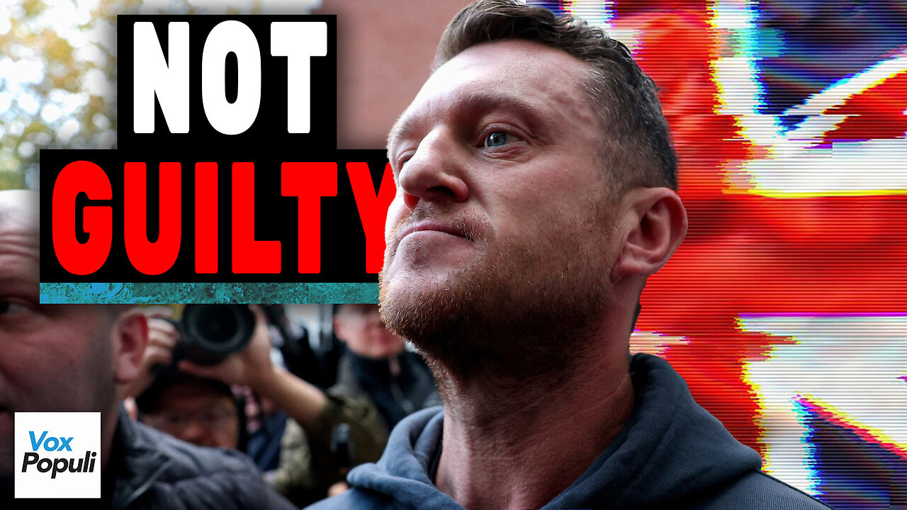 Tommy Robinson ACQUITTED of Terrorism Charges