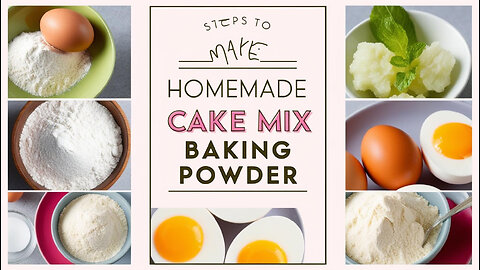 How to Make Homemade Cake Mix Without Baking Powder