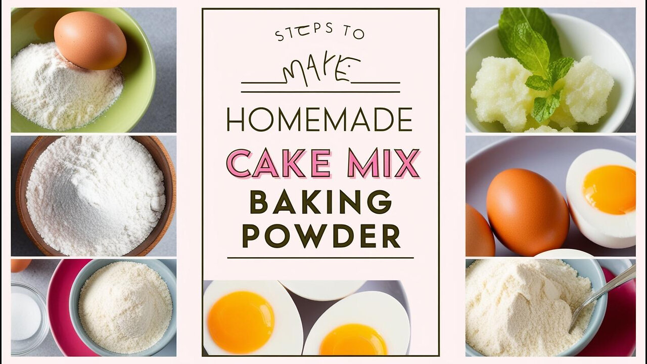 How to Make Homemade Cake Mix Without Baking Powder