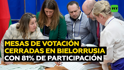 Cierran las mesas de votación en las presidenciales en Bielorrusia