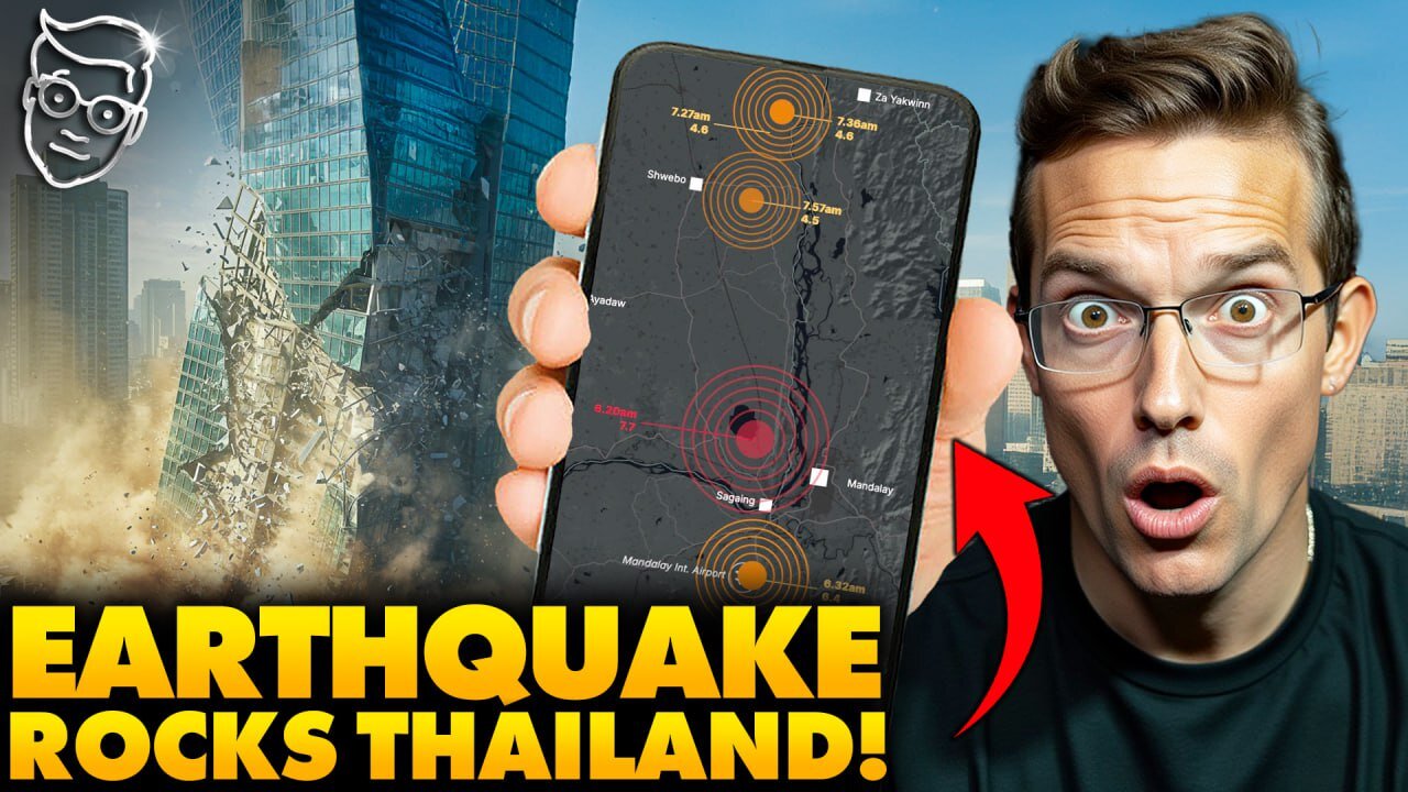 Skyscrapers COLLAPSE in Apocalypse Scene in Thailand as MASSIVE Earthquake ROCKS City | Shock Video