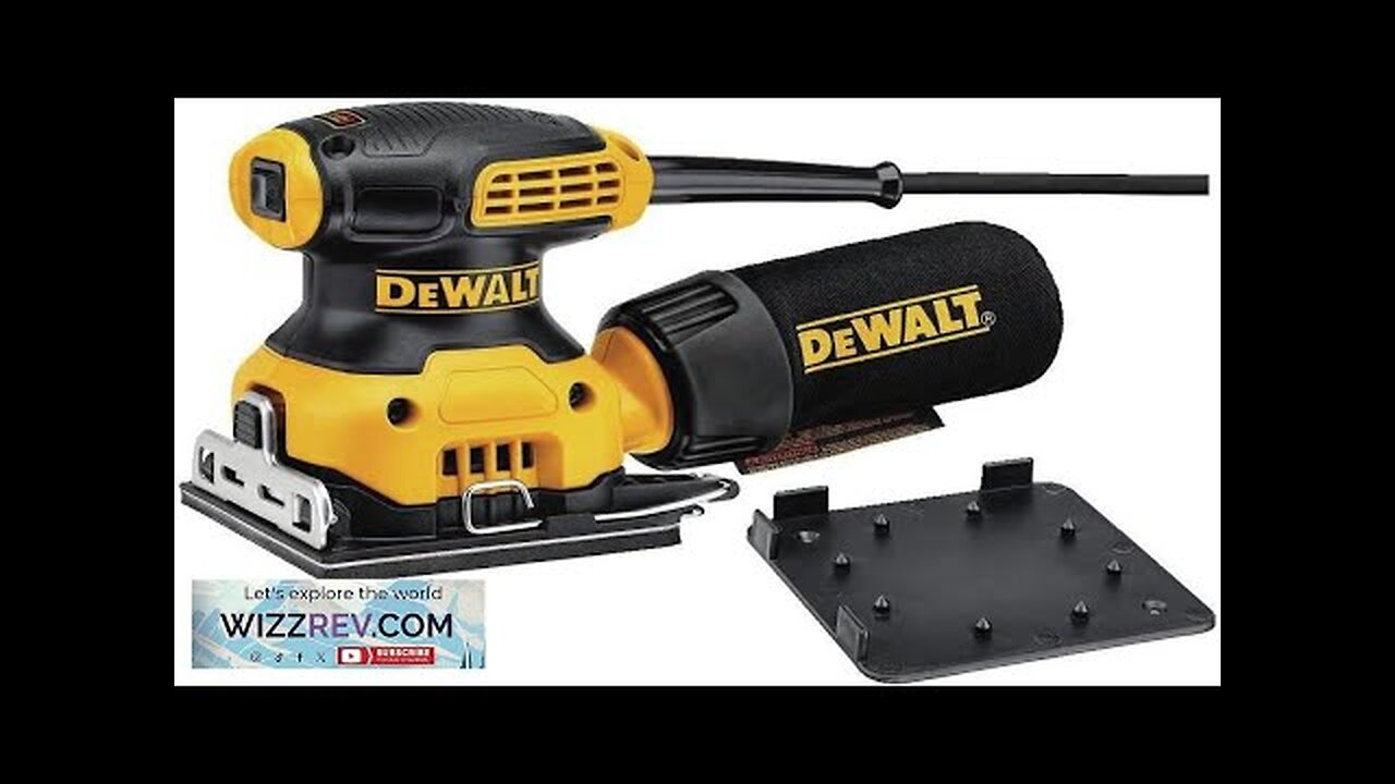 DEWALT Electric Sander 1/4-Inch Sheet 14000 OPM (DWE6411) Review