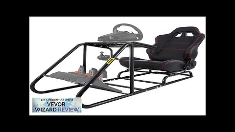 VEVOR Racing Wheel Stand Pedal and Seat Adjustable Racing Simulator Cockpit Carbon Review