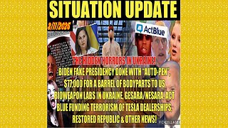 SITUATION UPDATE 3/11/25 - No way out, BIDEN Auto-Pen ,Ukraine Adreno-Bioweapons Labs, Act Blue, Nesara