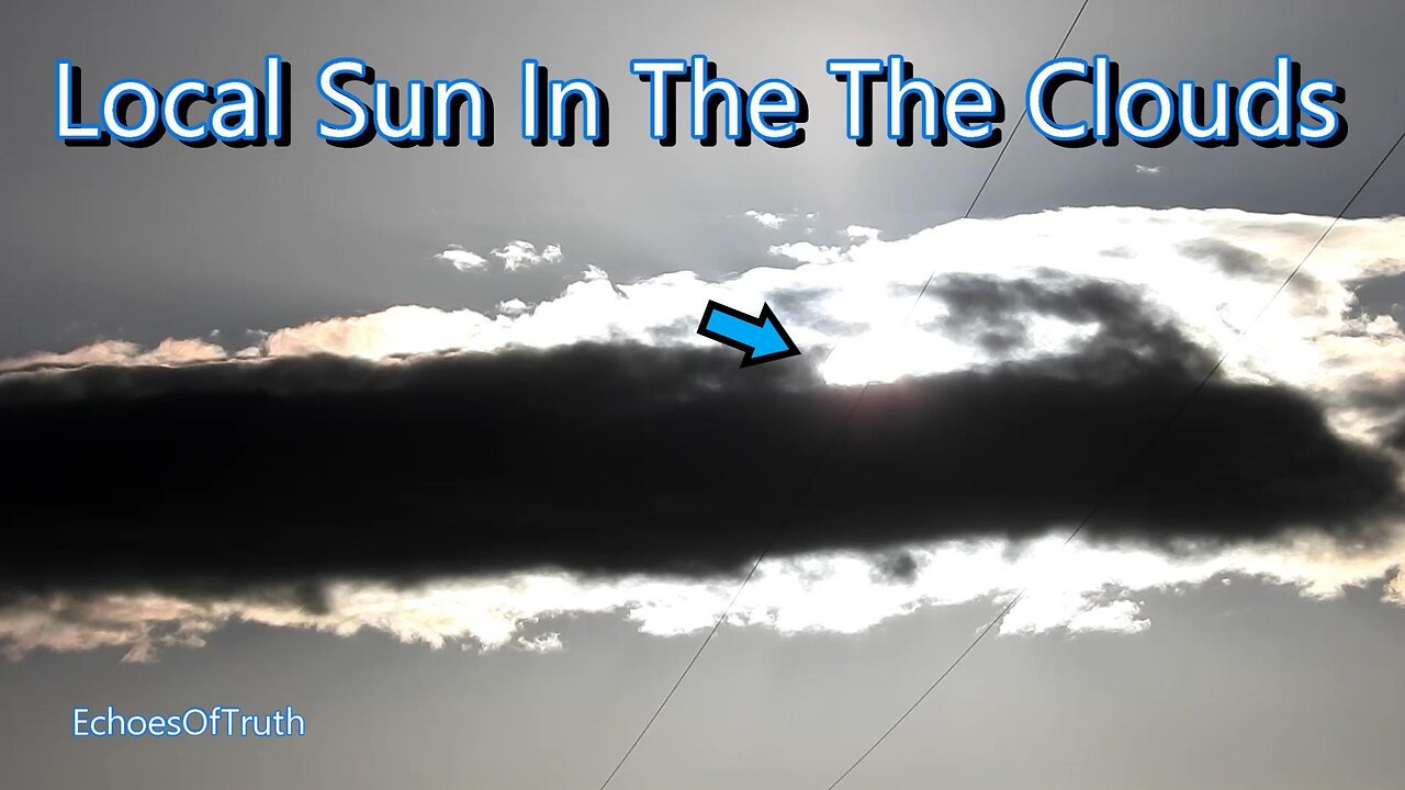 Biblical Cosmology/Flat Earth - White Sun In The Clouds!