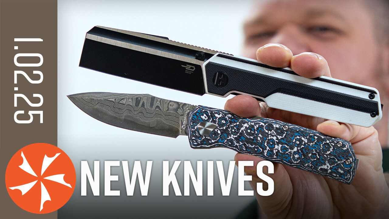 Damascus… MagnaCut?! - New Knives January 2nd, 2025 at KnifeCenter