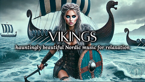 Vikings Adrift on the North Sea | Hauntingly Beautiful Nordic Music for Sleep & Relaxation