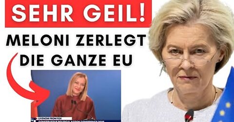 Die EU zerbricht: Italien Giorgia Meloni stellt sich auf Seite von Trump!