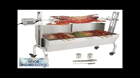 VEVOR Roaster Spit Rotisserie BBQ Grill Pig Lamb Chicken Roaster 50W 132LBS Review