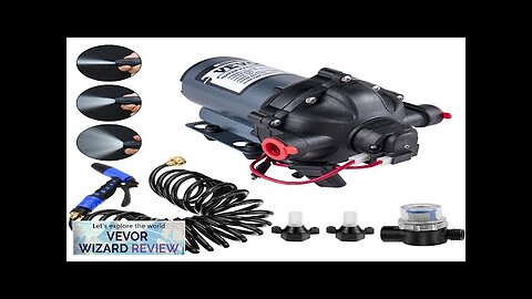 VEVOR RV Water Pump 5.3 GPM 5.5 Gallons Per Minute 12V Water Review