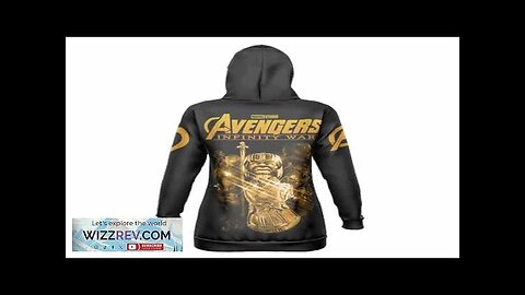 Thanos Avengers Infinity War Hooded Sweatshirt Dress Review