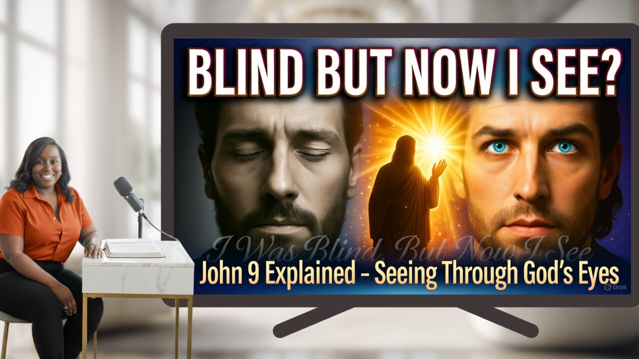 BLIND BUT NOW I SEE? | John 9 Explained – When Jesus Opens Spiritual Eyes