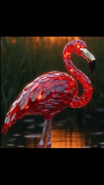 Birds + Gems (Flamingo, Eagle, Humming Bird, Parrot)