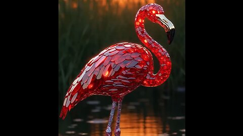 Birds + Gems (Flamingo, Eagle, Humming Bird, Parrot)