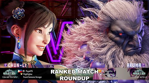Kuya Kalbo SF6 Ranked Roundup. Chun Li Master Rank [Hori Fight Stick]