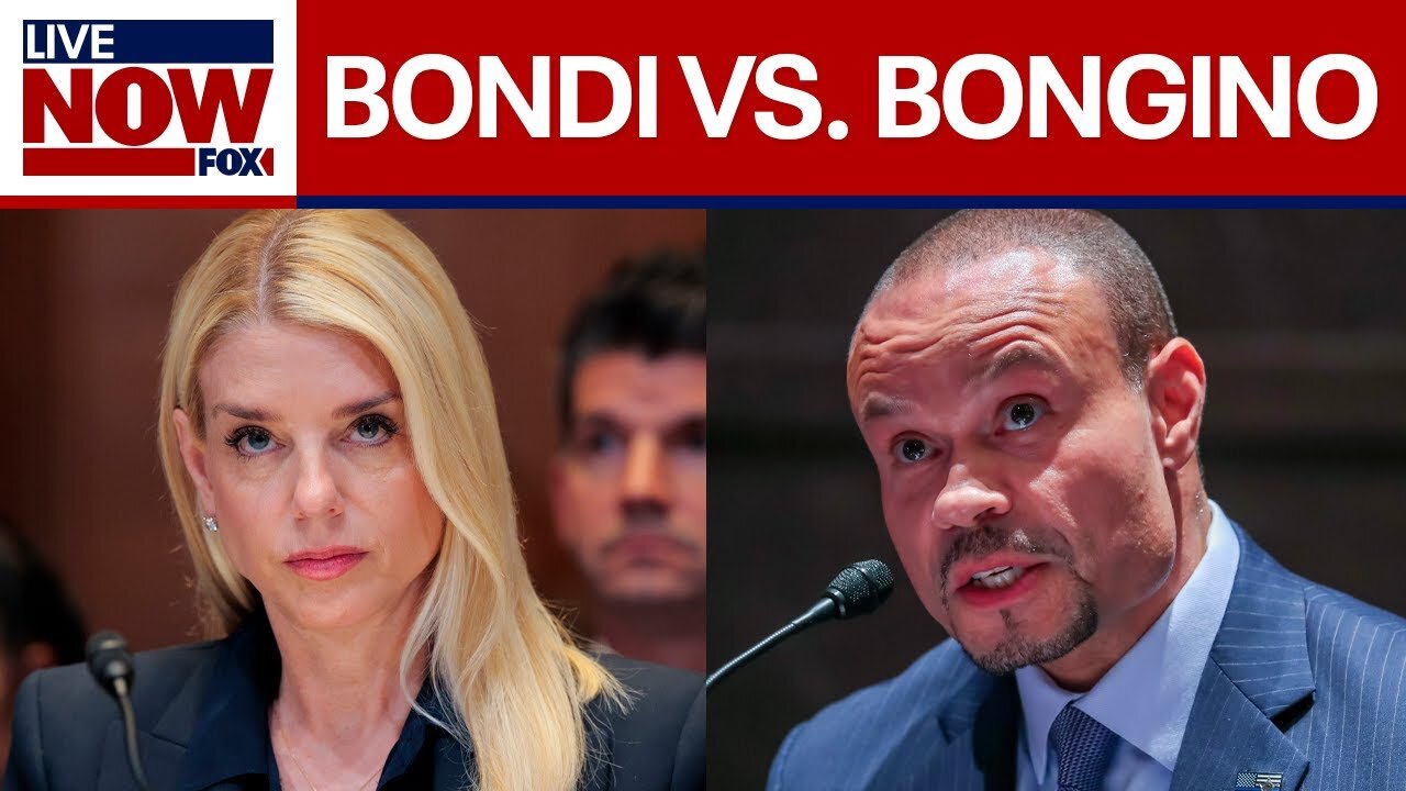 Pam Bondi, Dan Bongino clash over Epstein files