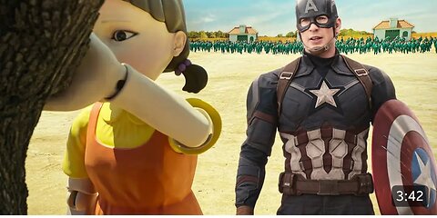 Captain America in Squid Game