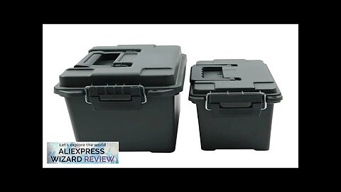 Plastic Ammo Box Weapons Safe Storage Ammo Can Lightweight High Strength Ammo Review