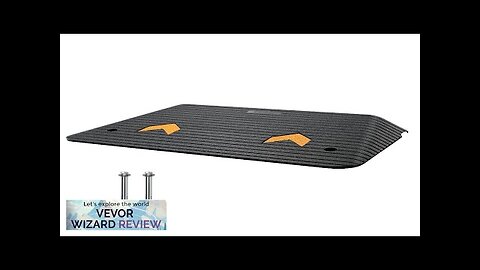 VEVOR Upgraded Rubber Threshold Ramp 3.5" Rise Door Ramp with 1 Channel Review