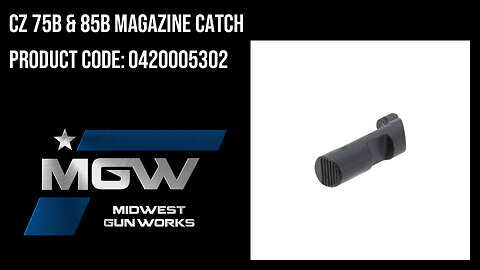 CZ 75B & 85B Magazine Catch - 0420005302