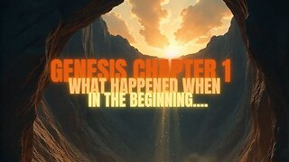Genesis 1, What Happened and When