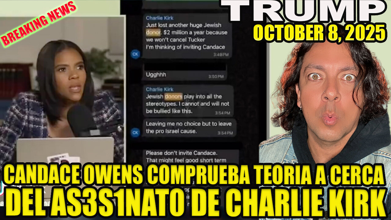 CANDACE OWENS COMPRUEBA TEORIA A CERCA DEL AS3S1NAT0 DE CHARLIE KIRK