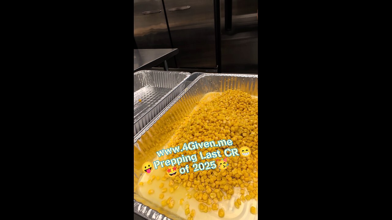 Last Celebrate Recovery of 2025! Teen Challenge helped me prepare chicken, mac & cheese, & elote.