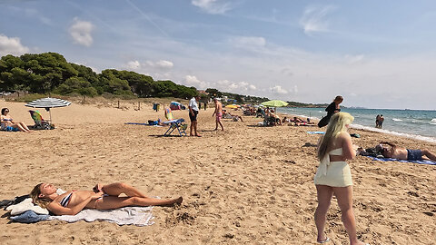 Hidden Gem Beach - Beach Walk / Water Slides | 4K Tour