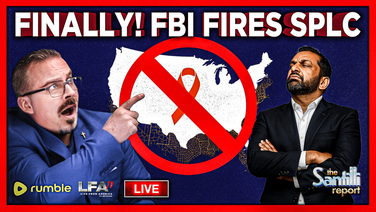 FBI’s Kash Patel Breaks Ties with Hate Group Southern Poverty Law Center | THE SANTILLI REPORT 10.3.25 4PM