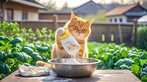 The pizza cat master cooking 🐈