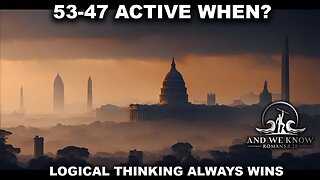 And We Know 10.2.25: Govt. SHUTDOWN, 53-47 delta?, the CLOCK is TICKING