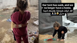 Saddest Video: Palestinian Homeless Children of Netanyahu's Satanic Genocide
