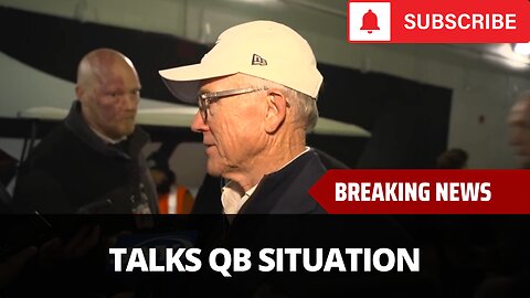 Woody Johnson Talks QB Situation