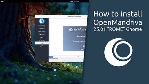 How to install OpenMandriva 25.01 "ROME" Gnome