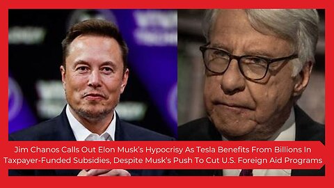 Jim Chanos Slams Tesla’s Billions in Subsidies as Cybertruck Gets $7,500 Tax Credit...