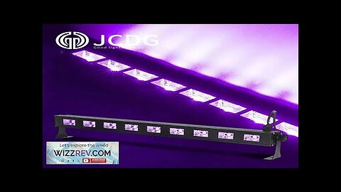 JCDG 9x3w Led UV Black Light Bar Stage Effect Wall Washer Review