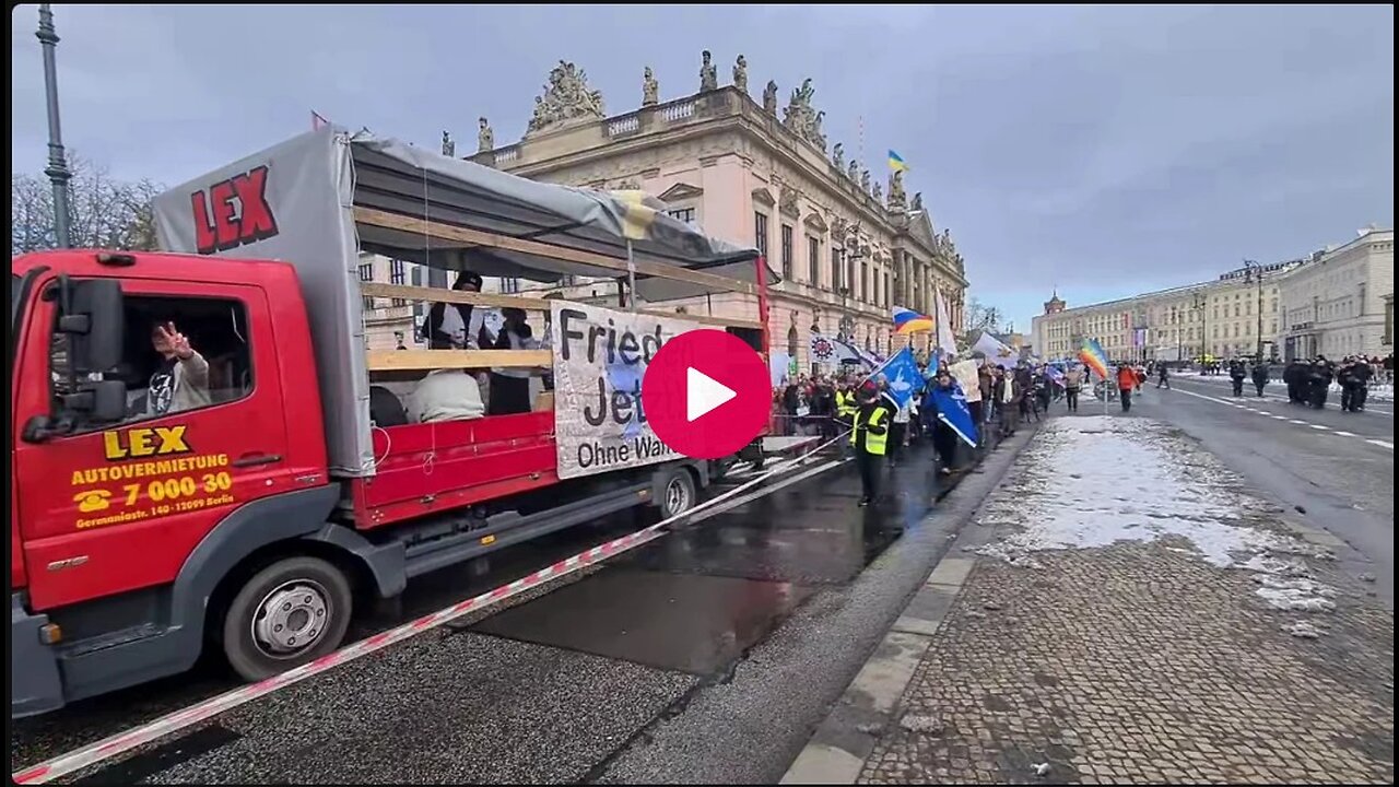 15.02.2025 - Friedensdemonstration am Alexanderplatz - Berlin