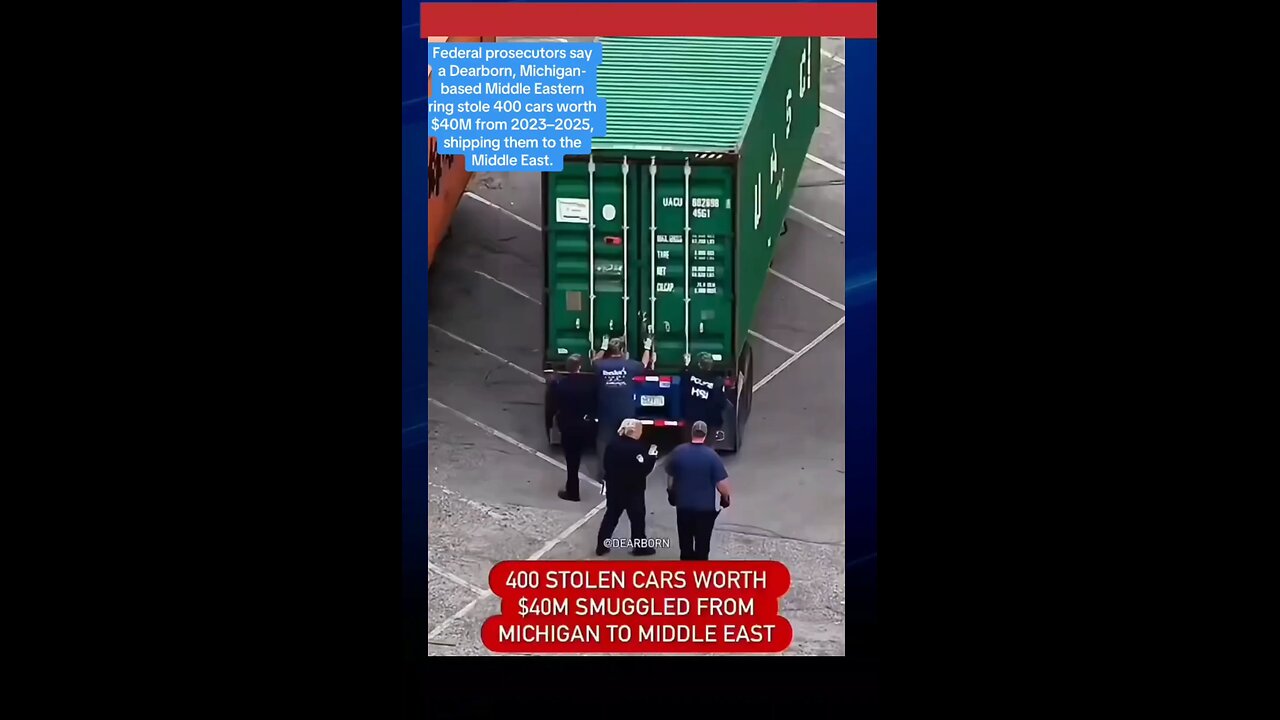 Dearborn ring stole 400 cars worth $40M, shipped abroad #DearbornAutos #japd